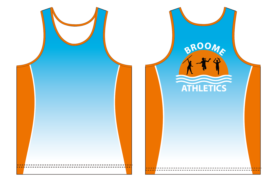 BROOME ATHLETICS SINGLETS - 2025 ORDERS NOW OPEN
