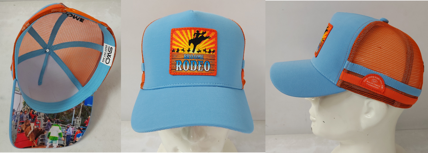 BROOME RODEO - WALSH FOUNDATION - TRUCKER CAP - BLUE
