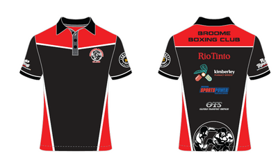 BROOME BOXING CLUB POLO SHIRT 2025 UNISEX KIDS & ADULTS - ** PRE ORDERS CLOSE 21st JUNE 2025 **