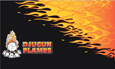 DJUGUN FLAMES - SPORTS TOWEL