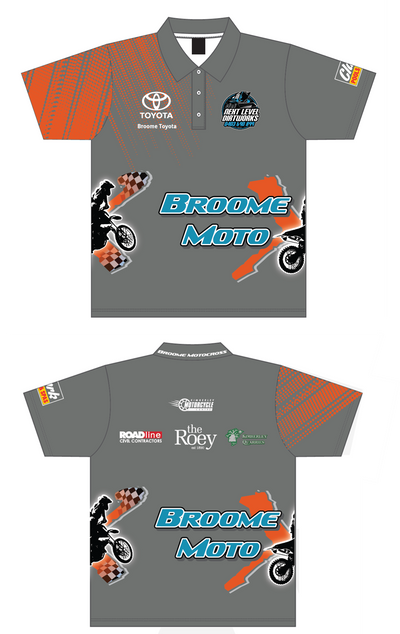 Motocross Broome Club Polo Shirt - Pre Release - CLOSING 7th April 2025