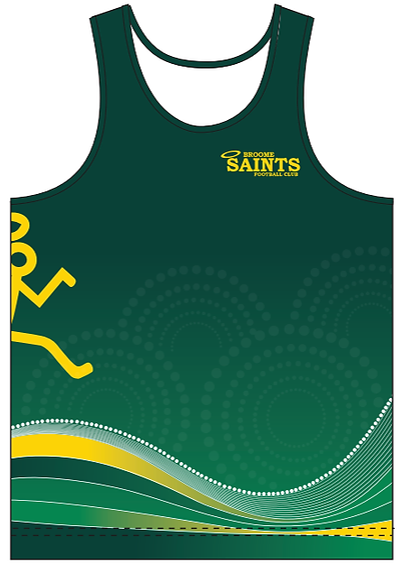 BROOME SAINTS - TRAINING SINGLETS