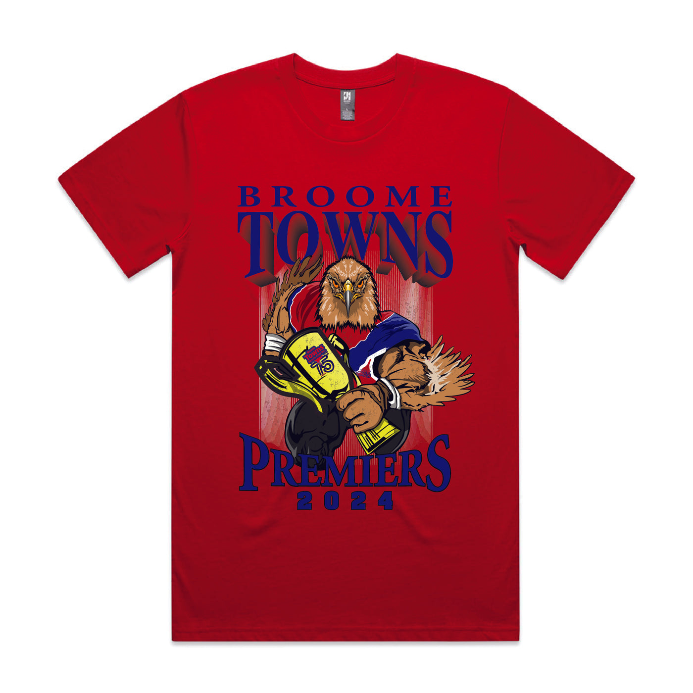 BROOME TOWNS - PREMIERSHIP TEE - LIMITED EDITION RED