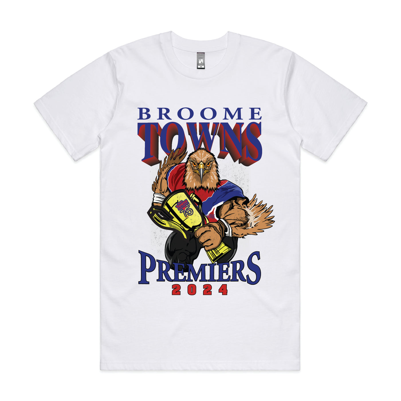 BROOME TOWNS - PREMIERSHIP TEE - LIMITED EDITION WHITE
